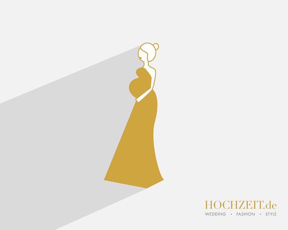 07 HOCHZEIT.de Ratgeber Vor der Hochzeit Brautkleid Silhouetten fuer Schwangere 2018 01