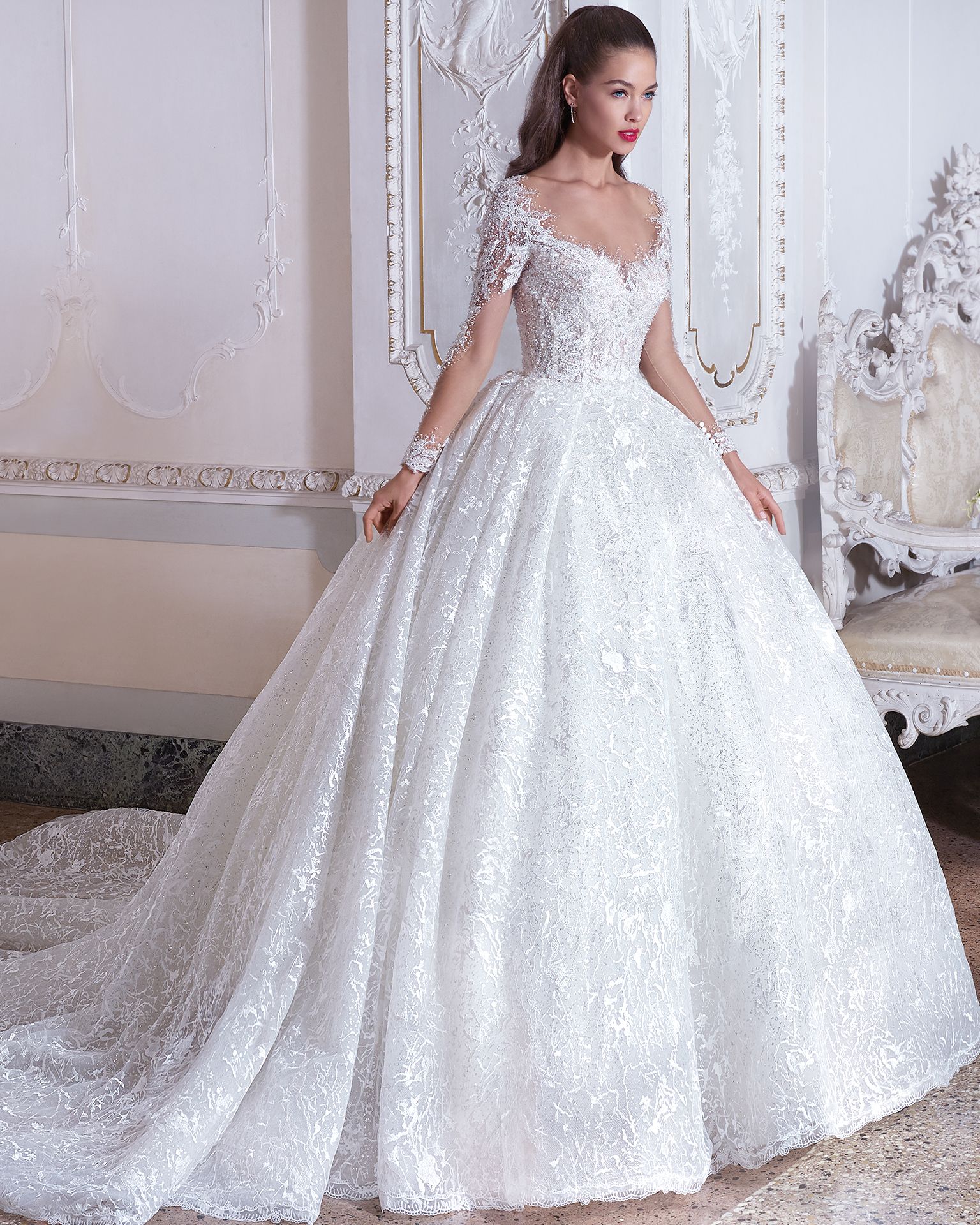 301 Demetrios Brautmoden Brautkleid Kollektion 2019 Platinum by Demetrios Celeste DP392