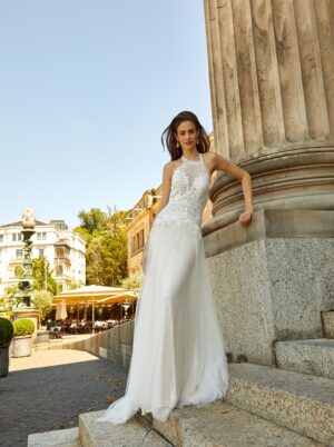 239 Euro Mode Donner Brautmoden Brautkleider Kollektion 2019 Novabella 30325 81102NB 1