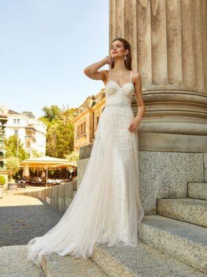 269 Euro Mode Donner Brautmoden Brautkleider Kollektion 2019 Novabella 30338 81474NB 2