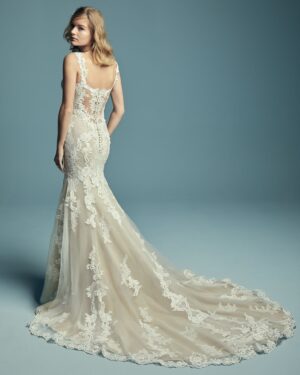 002 Maggie Sottero Brautmode Brautkleid Kollektion 2018 Maggie Sottero Abbie 8MC739 Back