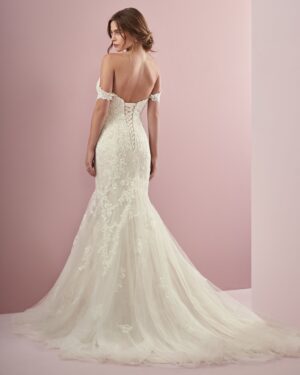 012 Rebecca Ingram Brautmode Brautkleid Kollektion 2018 Rebecca Ingram Amber 8RN726 Back