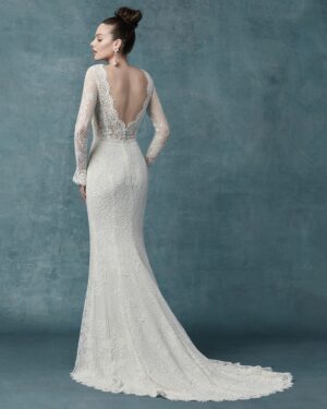 013 Maggie Sottero Brautmode Brautkleid Kollektion 2019 Maggie Sottero Antonia 9MW021 Back