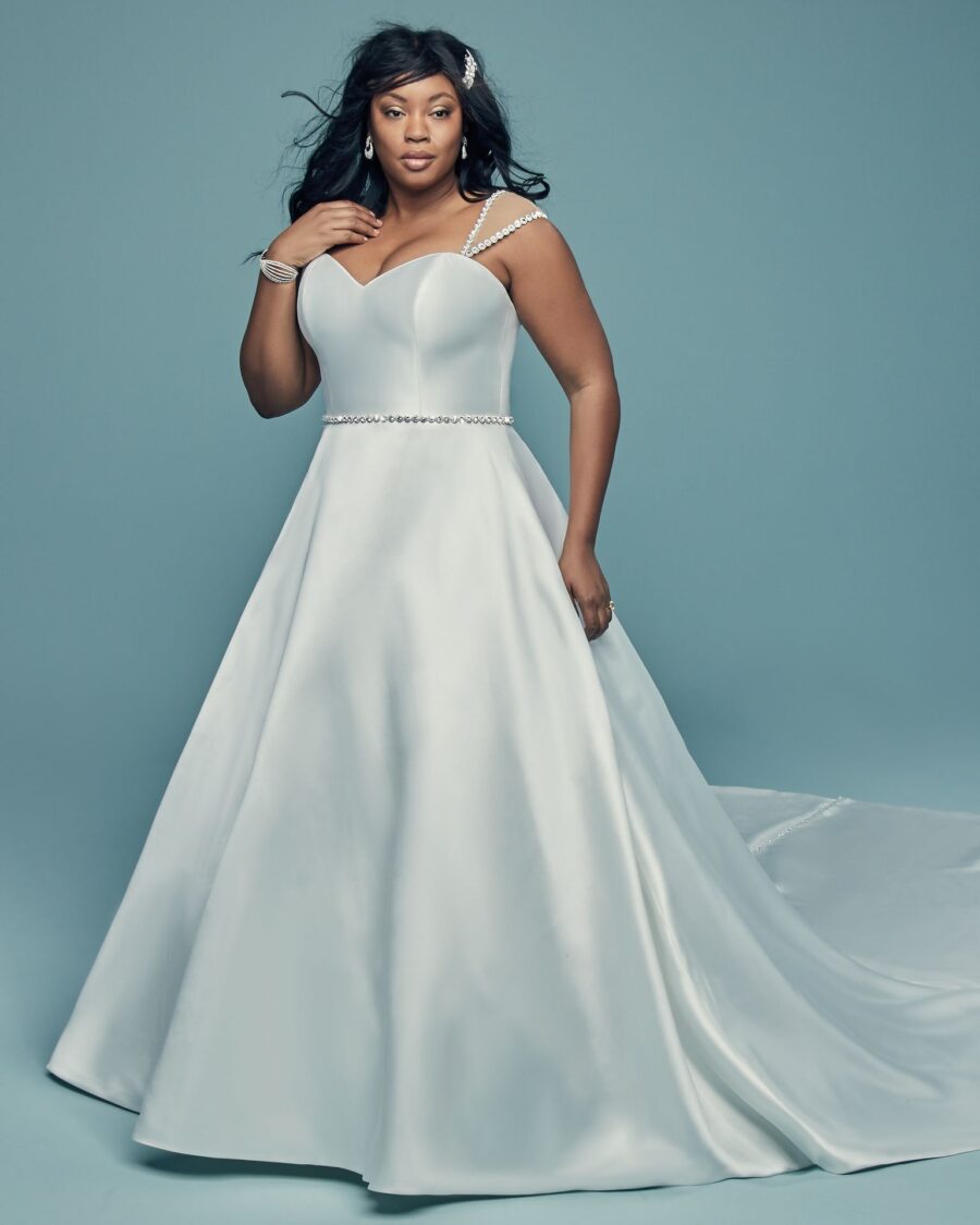 022 Maggie Sottero Brautmode Brautkleid Kollektion 2018 Maggie Sottero Benicia 8MC718 Curve Main