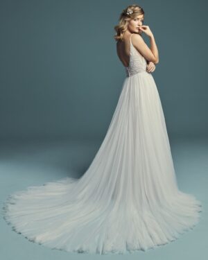 032 Maggie Sottero Brautmode Brautkleid Kollektion 2018 Maggie Sottero Charlene 8MS694 Back