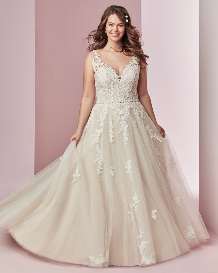 037 Rebecca Ingram Brautmode Brautkleid Kollektion 2018 Rebecca Ingram Camille Anne 8RC691AC Plus Main