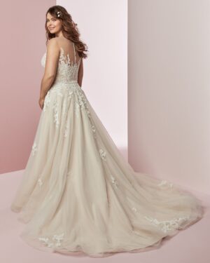 038 Rebecca Ingram Brautmode Brautkleid Kollektion 2018 Rebecca Ingram Camille Anne 8RC691AC Plus Back