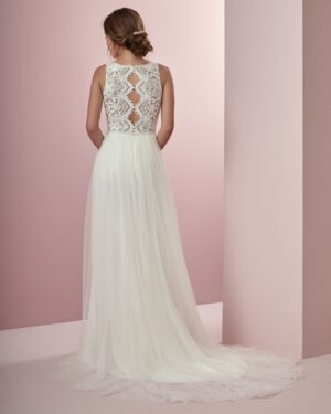 044 Rebecca Ingram Brautmode Brautkleid Kollektion 2018 Rebecca Ingram Connie 8RW702 Back