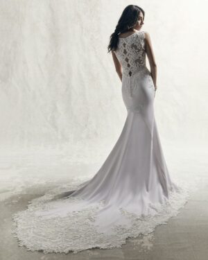 048 Sottero and Midgley Brautmode Brautkleid Kollektion 2019 Sottero and Midgley Jasper 9SC081 Back