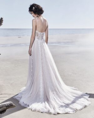 063 Sottero and Midgley Brautmode Brautkleid Kollektion 2018 Sottero and Midgley Olson 8SW776 Back