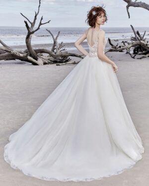 070 Sottero and Midgley Brautmode Brautkleid Kollektion 2018 Sottero and Midgley Saylor Rose 8SW758 Back