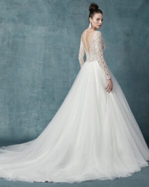081 Maggie Sottero Brautmode Brautkleid Kollektion 2019 Maggie Sottero Mallory Dawn 9MS114 Back