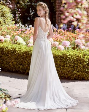082 Rebecca Ingram Brautmode Brautkleid Kollektion 2018 Rebecca Ingram Juniper 8RN454 Back