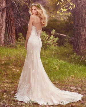 096 Maggie Sottero Brautmode Brautkleid Kollektion 2017 Maggie Sottero Nola 7MN356 Back