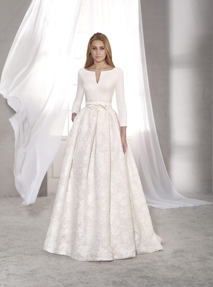 101 Novia Dart Brautmoden Brautkleid Kollektion 2019 Acacia 058