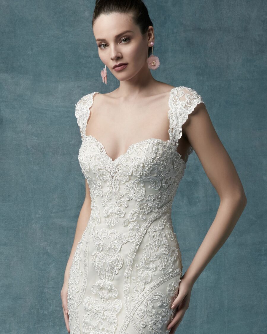 107 Maggie Sottero Brautmode Brautkleid Kollektion 2019 Maggie Sottero Quincy 9MT014 Alt1