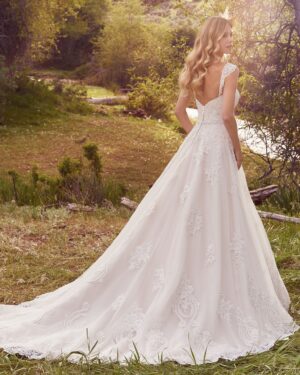 111 Maggie Sottero Brautmode Brautkleid Kollektion 2017 Maggie Sottero Reba 7MS335 Back