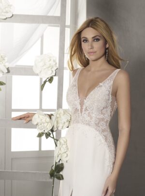 111 Novia Dart Brautmoden Brautkleid Kollektion 2019 Alessia sin falda 238