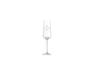 Sektglas PUCCINI 280 ml klar mit persönlicher Gravur