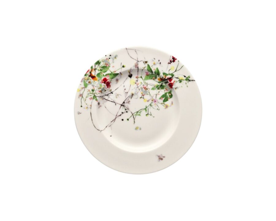 66 01 Rosenthal Hochzeitsgeschenke 2018 Brillance Fleurs Sauvages Fruehestuecksteller 19cm 10530 405101 10019 f