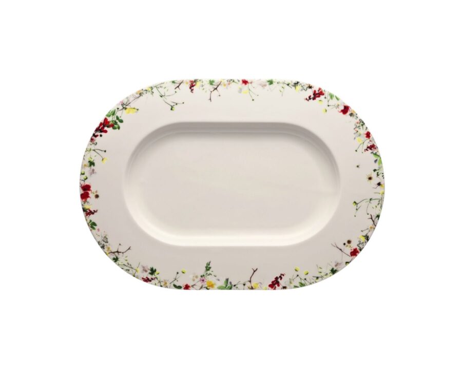 66 02 Rosenthal Hochzeitsgeschenke 2018 Brillance Fleurs Sauvages Platte 41cm 10530 405101 12741 f