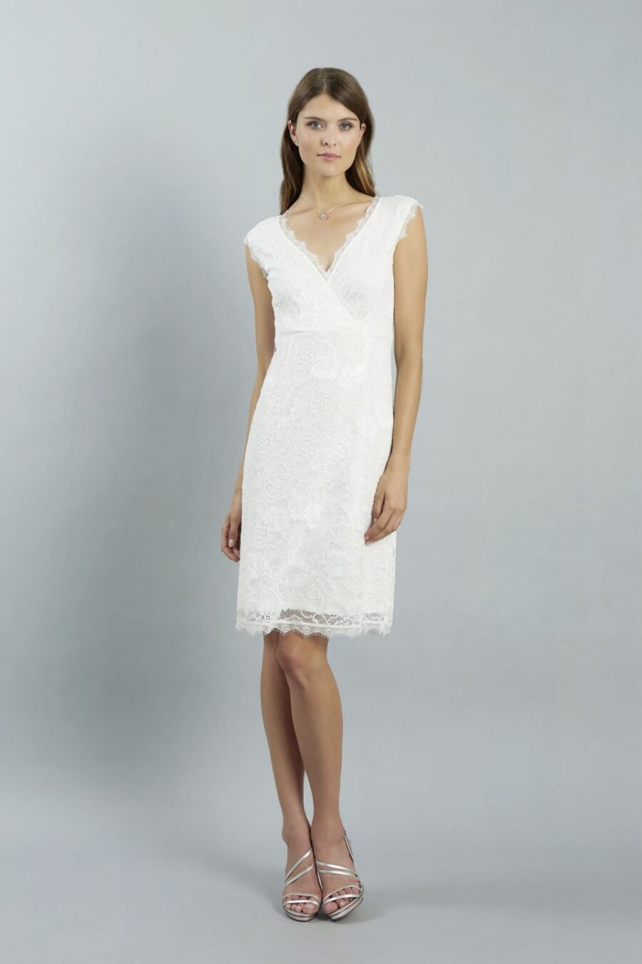 01 Sweetbelly PaM Brautkleider fuer Schwangere Kollektion 2019 Florence ivory short 1 non maternity 1