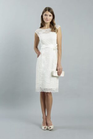 06 Sweetbelly PaM Brautkleider fuer Schwangere Kollektion 2019 Joelle ivory short 1 non maternity 1