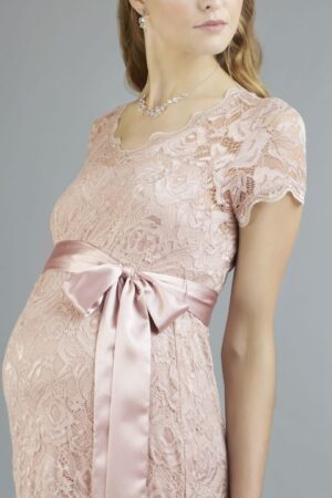 07 Sweetbelly Brautkleider fuer Schwangere Kollektion 2019 Abby vintage rose short detail 2