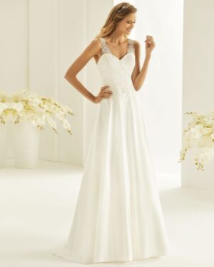 11 16 Bianco Evento Brautmoden Brautkleider Kollektion 2019 Bianco Evento bridal dress FIONA 1