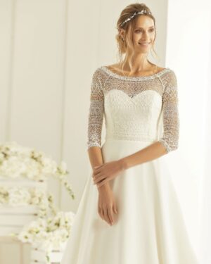 11 21 Bianco Evento Brautmoden Brautkleider Kollektion 2019 Bianco Evento bridal dress HARMONIA 2