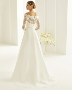 11 23 Bianco Evento Brautmoden Brautkleider Kollektion 2019 Bianco Evento bridal dress HEIDI 2