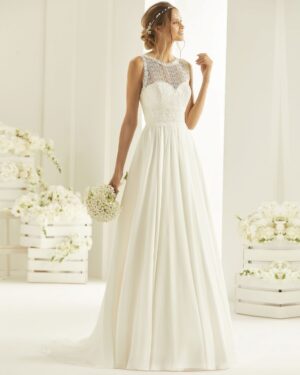 11 33 Bianco Evento Brautmoden Brautkleider Kollektion 2019 Bianco Evento bridal dress OPHELIA 1