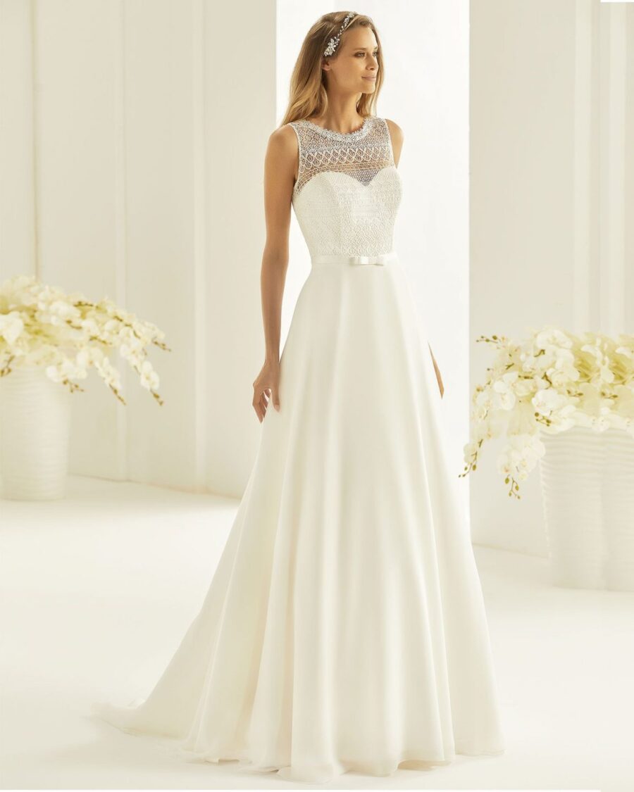 11 39 Bianco Evento Brautmoden Brautkleider Kollektion 2019 Bianco Evento bridal dress RIVIERA 1