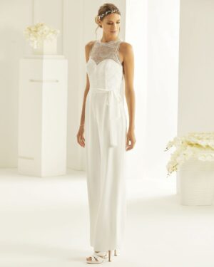 11 43 Bianco Evento Brautmoden Brautkleider Kollektion 2019 Bianco Evento bridal dress SAMANTA 1