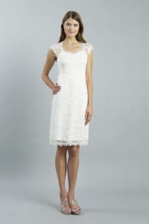 11 Sweetbelly PaM Brautkleider fuer Schwangere Kollektion 2019 Justine ivory short 1 non maternity 1