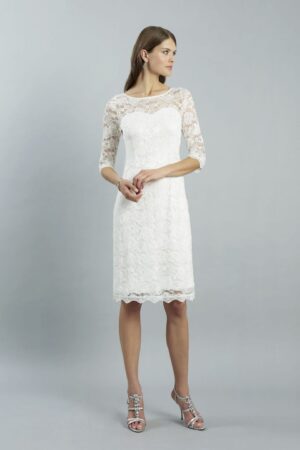 17 Sweetbelly PaM Brautkleider fuer Schwangere Kollektion 2019 Melody ivory short 2 non maternity 1