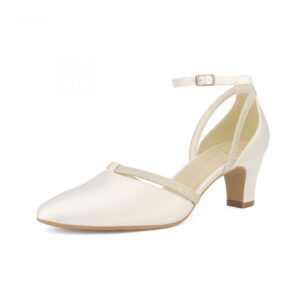 22 06 Bianco Evento Brautaccessoires Brautschuhe Kollektion 2019 AVALIA bridal shoes LUNA 2