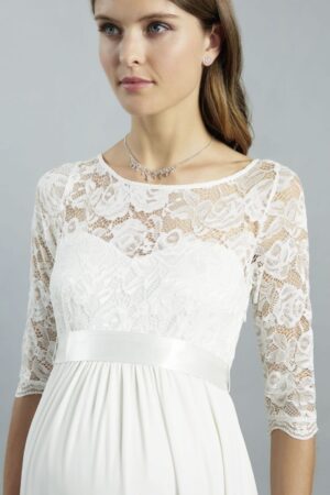 25 Sweetbelly Brautkleider fuer Schwangere Kollektion 2019 Arielle ivory long detail 1