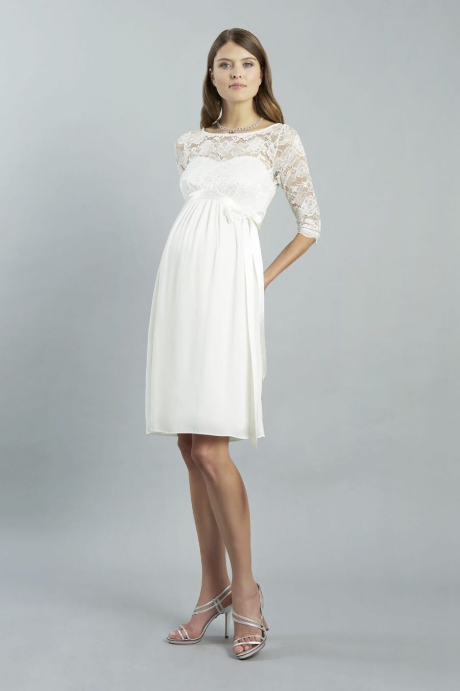 27 Sweetbelly Brautkleider fuer Schwangere Kollektion 2019 Arielle ivory short