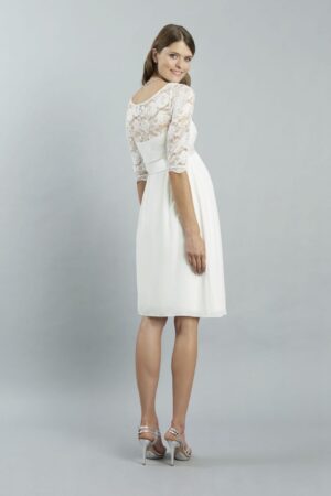 28 Sweetbelly Brautkleider fuer Schwangere Kollektion 2019 Arielle ivory short back