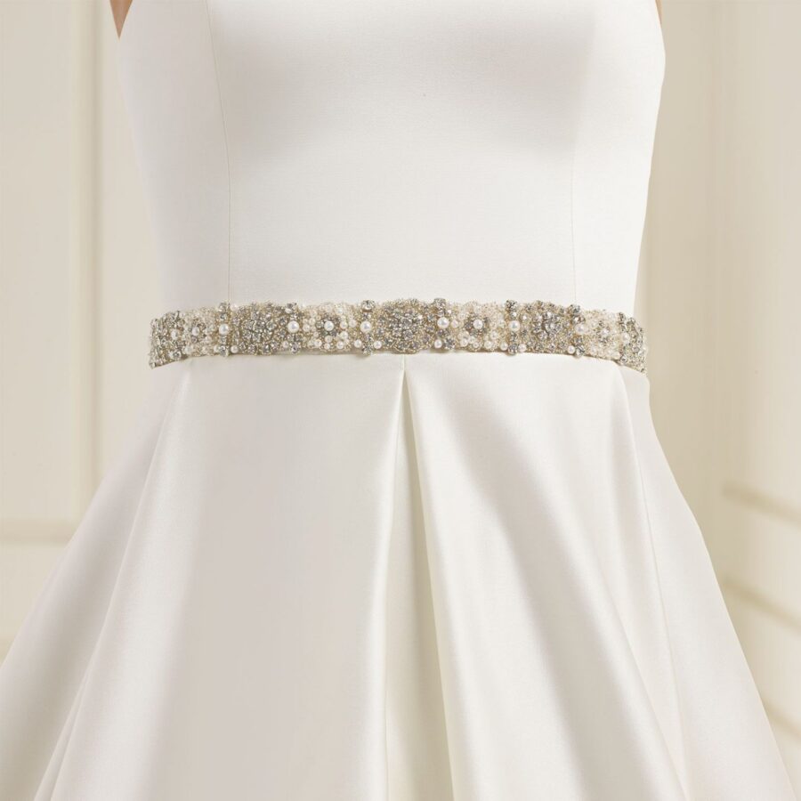 33 01 Bianco Evento Brautaccessoires Kollektion 2019 BIANCO EVENTO bridal belt PA11