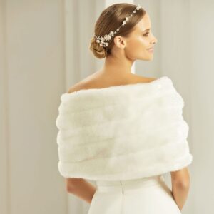 33 04 Bianco Evento Brautaccessoires Kollektion 2019 BIANCO EVENTO bridal bolero E262 2