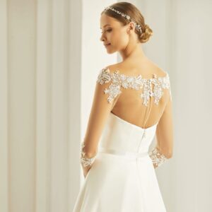 33 06 Bianco Evento Brautaccessoires Kollektion 2019 BIANCO EVENTO bridal bolero E265 2