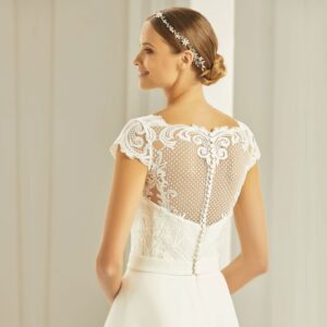 33 08 Bianco Evento Brautaccessoires Kollektion 2019 BIANCO EVENTO bridal bolero E269 2