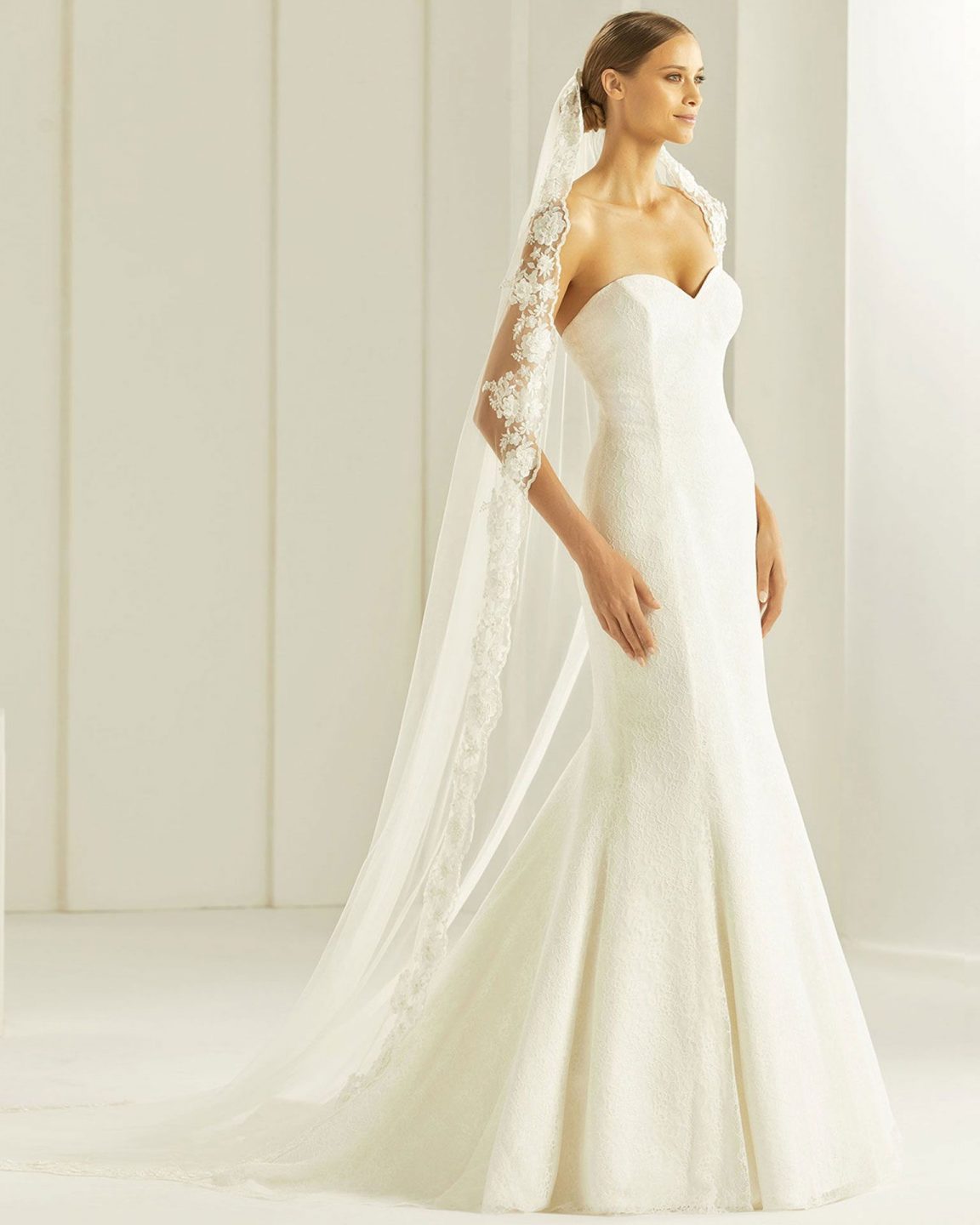 66 02 Bianco Evento Brautaccessoires Schleier Kollektion 2019 BIANCO EVENTO bridal veil S274