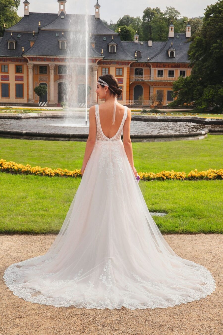 203 Kleemeier Valerie Brautmode kleemeier kollektion 2020 brautkleider 119105 inela ruecken