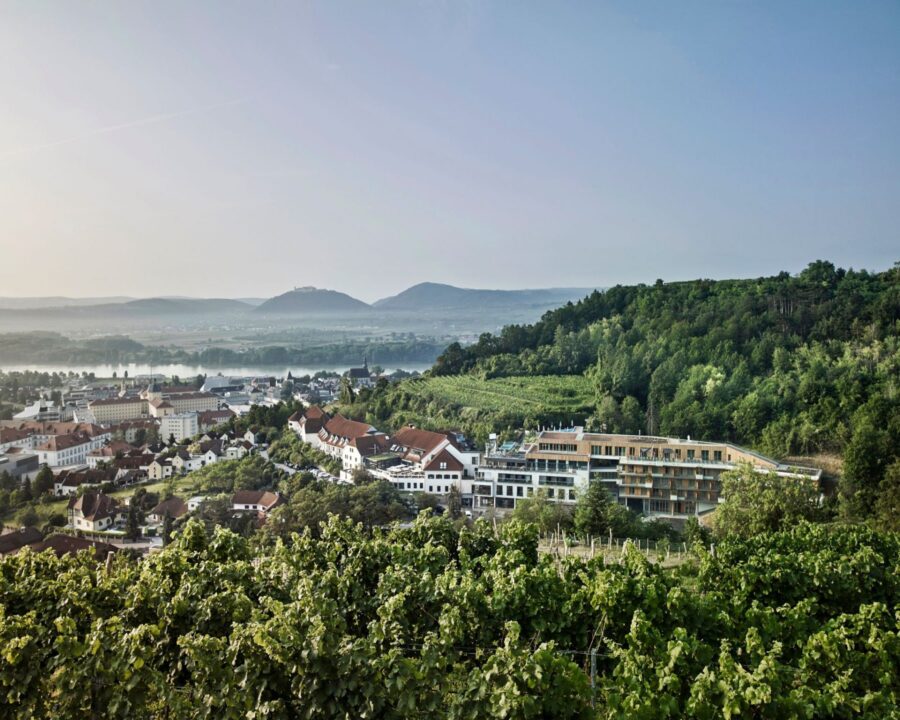 24 01 Steigenberger Hotel Spa Krems Hochzeitslocation 2019 SHR Krems Exterior