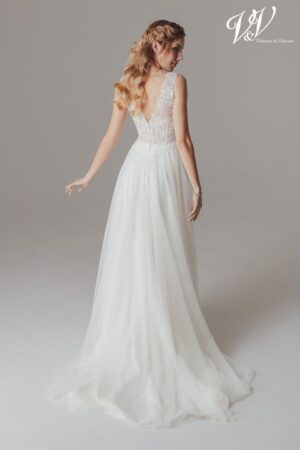 39 Victoria Vincent Brautmoden Brautkleider Kollektion 2020 V8731 1 Karo2