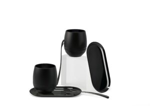 02 102 AVOURY THE TEA TeeKapselSystem Hochzeitsgeschenke Kollektion 2020 Tassenset schwarz