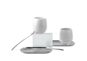 02 403 AVOURY THE TEA TeeKapselSystem Hochzeitsgeschenke Kollektion 2020 Teeloeffelset weiss